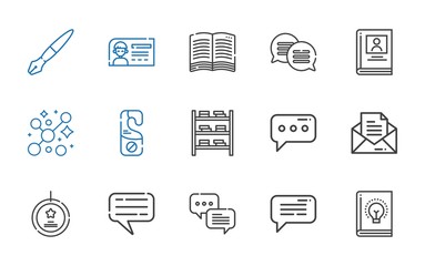 text icons set