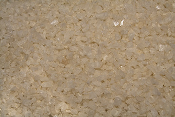 salt isolated on black background
