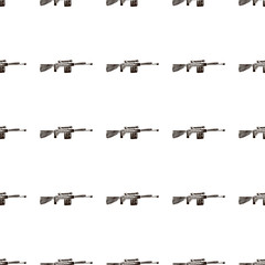 sniper gun vector seamless pattern