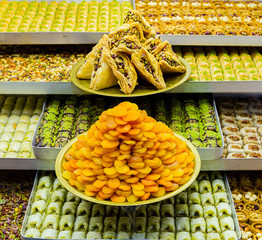 sweets traditional turkish dessert baklava candy