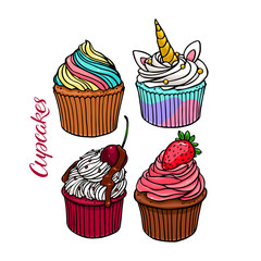 yummy cute cupcakes