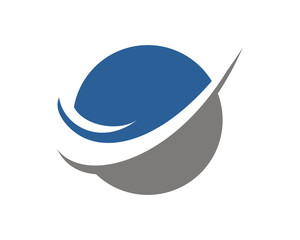 abstract globe logo icon template