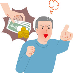 ものを盗られたと妄想する症状の高齢者