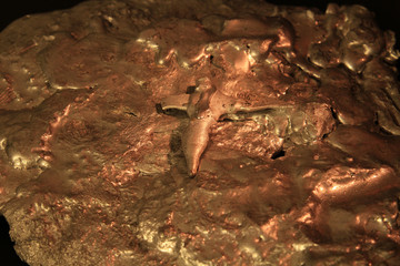 incredible landscape of molten metal