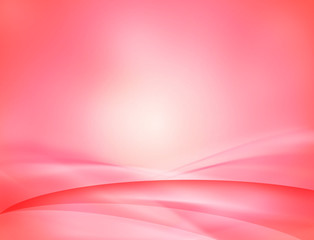 Pink wavy abstract background.