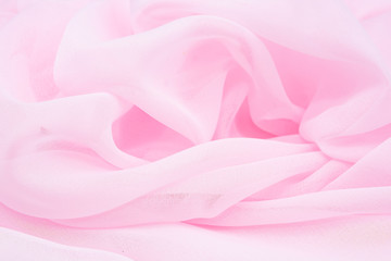 Obraz premium Texture chiffon fabric pink color for backgrounds