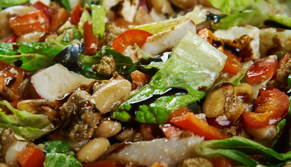 Summer French lettuce salad