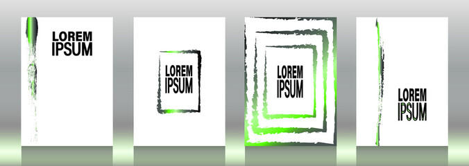 A set of backgrounds / covers / templates / design ideas for books, magazines, catalogs, postcards, flyers, posters, banners, brochures and more. A4, 300dpi, vector graphics.