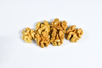 Walnut on a white background.