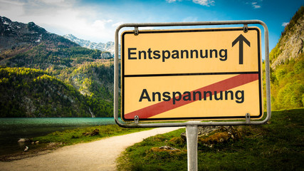 Schild 379 - Entspannung