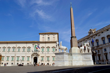 Fototapeta na wymiar Palazzo del Quirinale in Rome