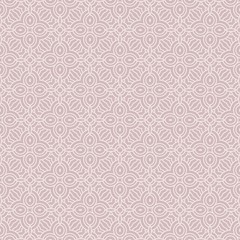 Seamless geometric pattern in florral style. Simple fashion fabric print. Vector repeating tile texture. Beige color