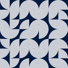 Creative geometrical shape seamless pattern