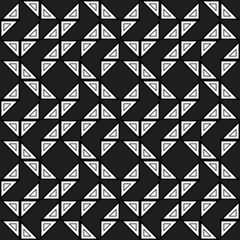 Creative geometrical shape seamless pattern