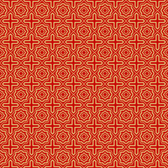 Repeating Geometric Pattern with Triangle, Zig Zag. Vector Background, Texture. For Design Invitation, Interior Wallpaper, Cover Card, Technologic Design. rED GOLD COLOR.