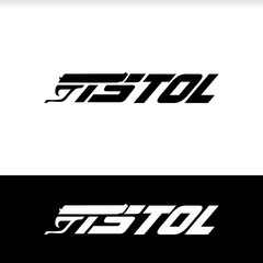 Pistol Gun Logo