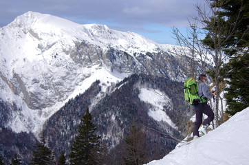 sports d'hiver - ski de randonnée en chartreuse