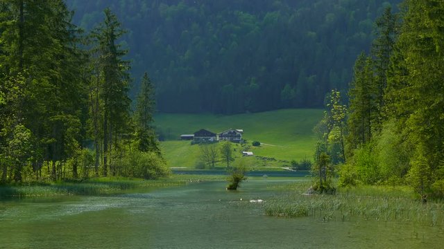 Hintersee near Ramsau, Upper Bavaria, Germany, Europe