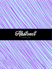 Abstract colorful violet and blue hand drawn lines background. Simple hatch doodling vector backdrop.