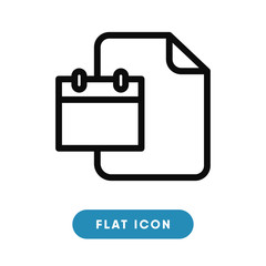 Schedule vector icon