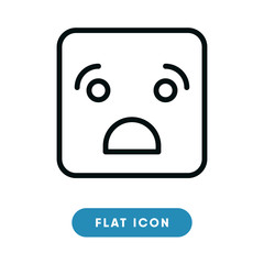 Shy vector icon