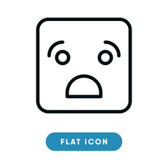 Shy vector icon