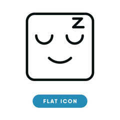 Sleepy vector icon