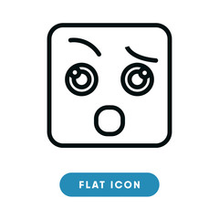 Disbelief vector icon