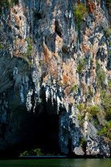 Tam Lod Cave. Phang Nga Bay, Andaman Sea, Thailand, Asia