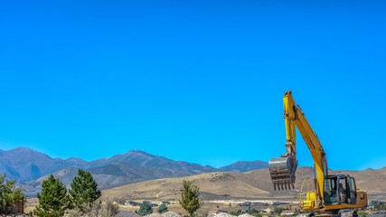 Heavy duty construction vehicle in Eagle Mountain