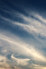 Obraz premium Scenery of the cloud spreading in the sky