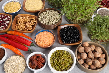 Healthy organic food.