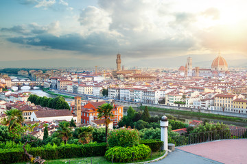 Fototapeta na wymiar Firenze. Panorama of Florence, Italy