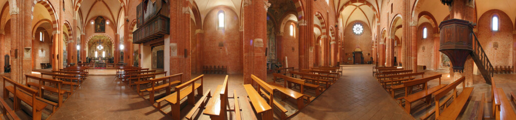 Abbazia di Chiaravalle della Colomba, interno a 360 gradi