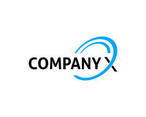 Initial letter X logo template design