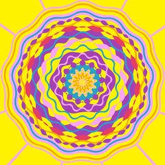 Multicoloured Abstract Pattern background