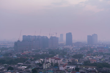 air pollution over Bangkok Thailand, PM2.5, Feb 2019