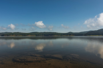 morning at mountain lake