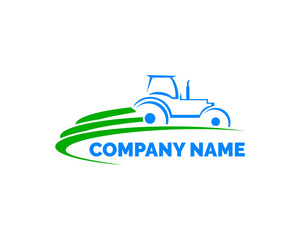 Tractor Logo Design © isnastock