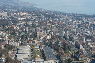 Lausanne vue aérienne