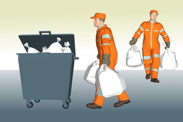 construction worker with toolbox