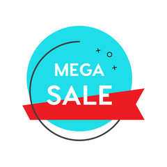 mega sale banner template