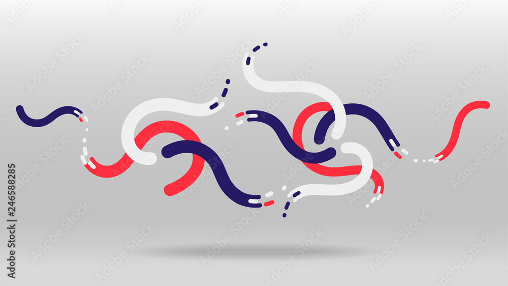Poster motion dynamic wave elements abstract background.
