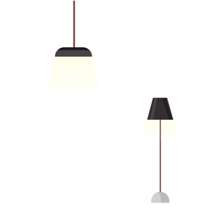 office lamp, vector illustration