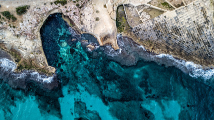 Malta z drona - obrazy, fototapety, plakaty