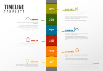 Infographic Timeline Template