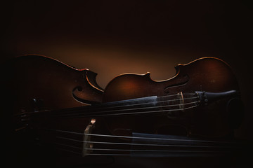 Old Violin And Cello