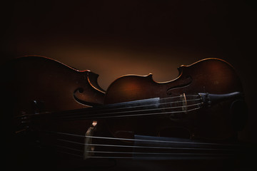Old Violin And Cello