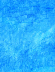 水彩で描かれた青色のグラフィック素材