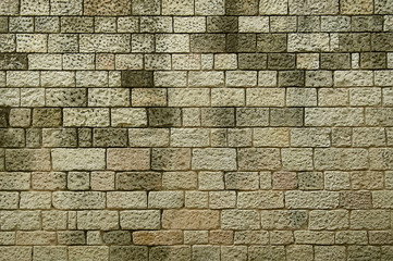 Old grey stone wall background texture